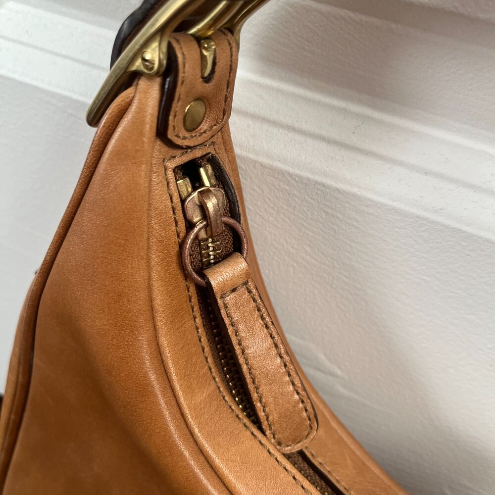 VINTAGE COACH~ Tan/Brown 9342 Legacy West Small Zoe Hobo Bag - Picture 4 of 10